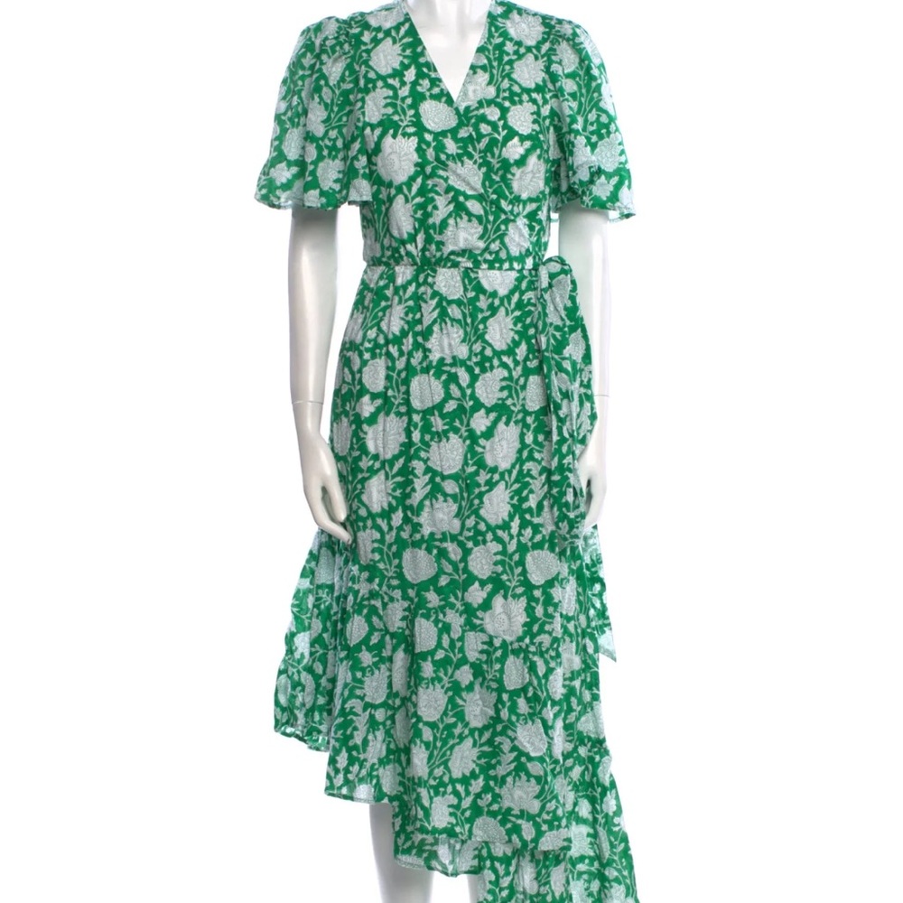 Floral Green Dress